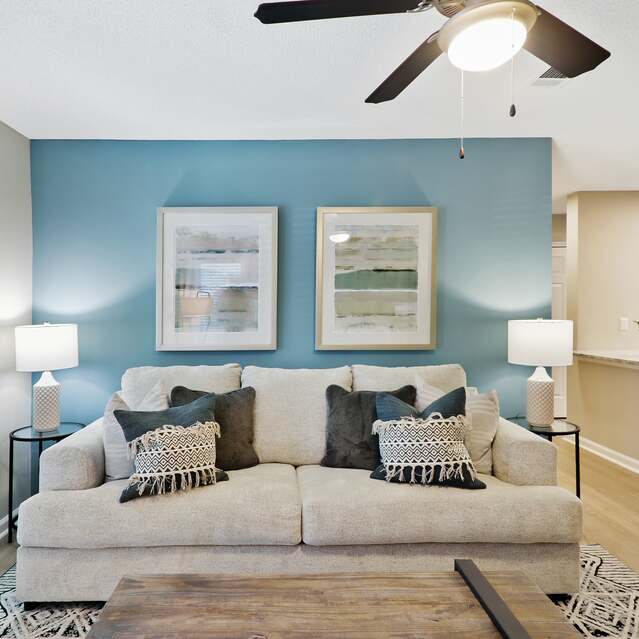 The Waterford Morrisville, NC - Renovated Apartment - Living Room